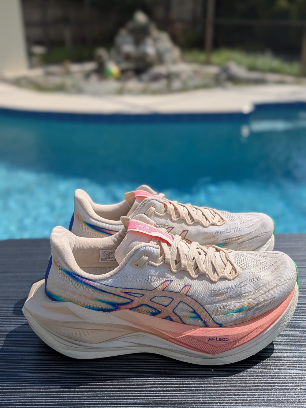 ASICS Superblast 3 Running Shoes Seashell Sun Coral Size US 6.5 (EU 39.5) - Picture 2 of 13